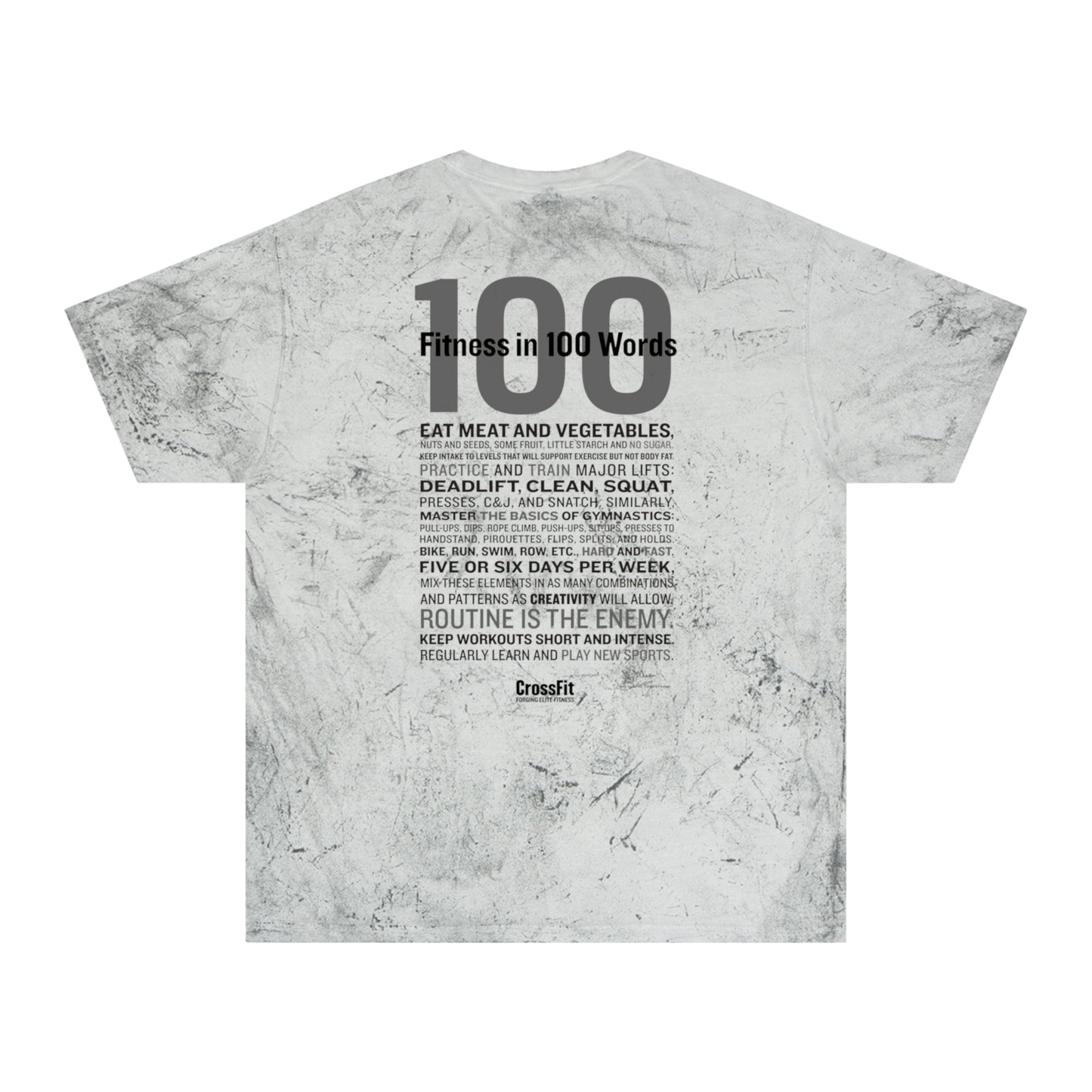 FITNESS IN 100 WORDS